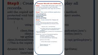 How to consume Web API into Web Forms @ensolutions5210  #coding #api #restfulapi #restapi
