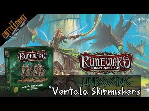 Ventala Skirmishers Unboxing and Review - Runewars Miniatures Game