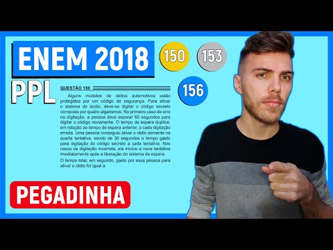 🛑PEGADINHA - 150 Enem 2018 PPL -  Alguns modelos de rádios automotivos estão protegidos por um