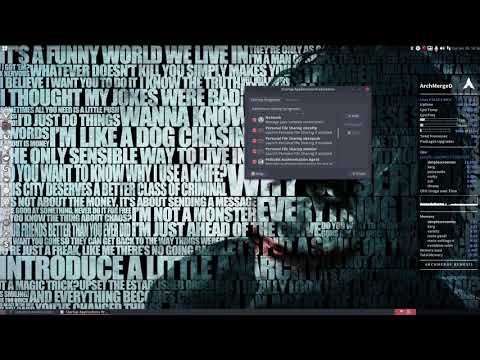 ArchMerge : 240 how to autostart a conky in ArchMergeD Mate