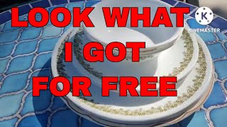 How to Get Free Vintage Items ~ Vintage Corelle