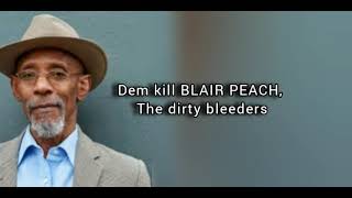 Linton kwesi Johnson -reggae fi peach-lyrics(rip Blair peach)
