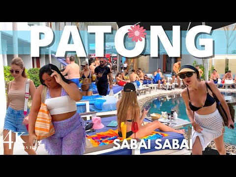 【4K 】Phuket 2023 Patong Beach Amazing Walking Tour, Thailand 🇹🇭