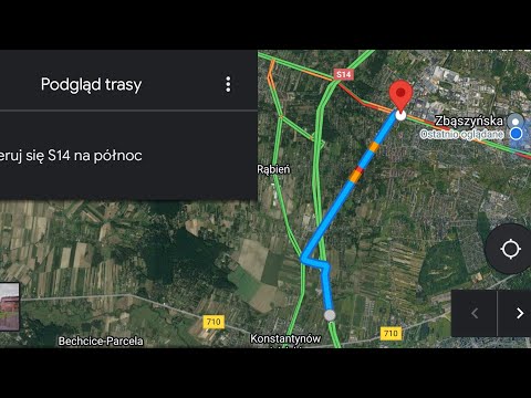 CabView- zjazd z S14 do DK72, ul. Aleksandrowska, Łódź. 11,23.