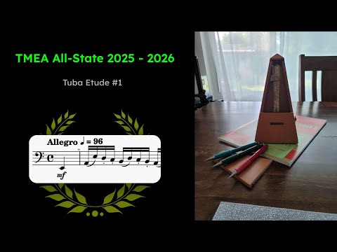 2025-2026 TMEA Tuba Etude #1