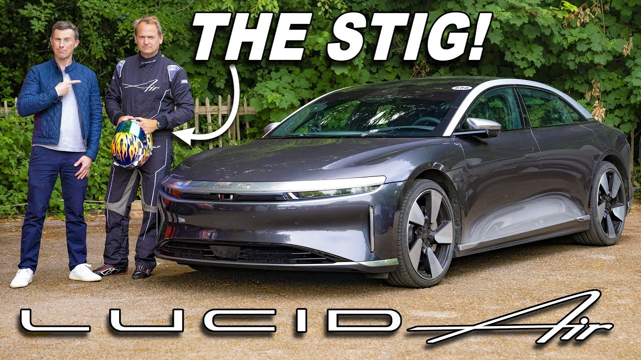 THE STIG and I test drive the 1,050hp Lucid Air!