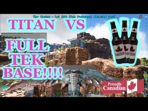 Out for a RIP || TITAN Edition!! || ARK Official PVP Small Tribes