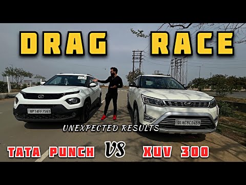 Thumbnail for DRAG RACE || Tata PUNCH vs Mahindra XUV 300✅Unexpected Results😵‍💫 by Tata Punch