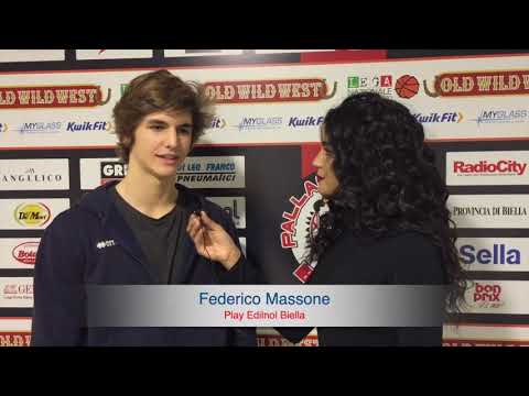 A2 Ovest: Biella Siena 79-60 , l'intervista a Federico Massone