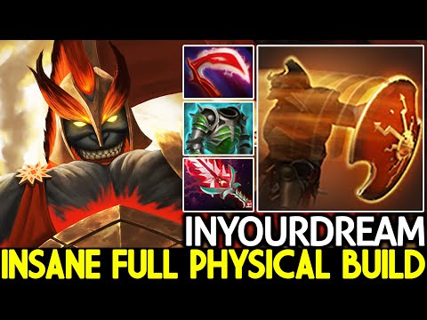 INYOURDREAM [Mars] Crazy One Hit K.O Full Physical Build Unkillable 7.26 Dota 2