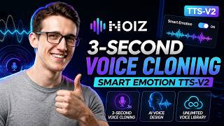 NOIZ AI TTS-V2 Review: 3-Second Voice Cloning, Smart Emotion & AI Voice Design