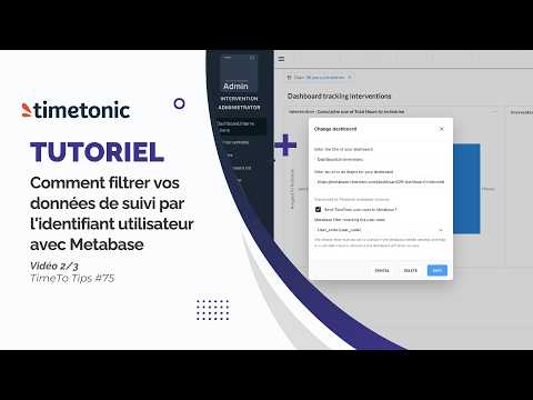 Filtrer vos données de suivi par l'identifiant utilisateur avec Metabase