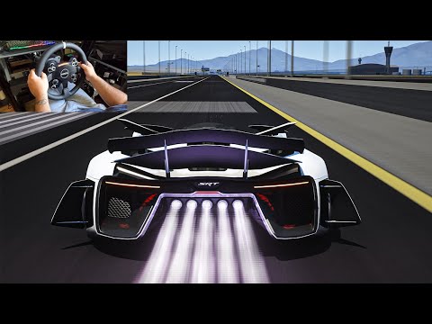 CRAZY 1,406,728HP SRT Tomahawk (Over 4000mph) - Assetto Corsa | Moza R9