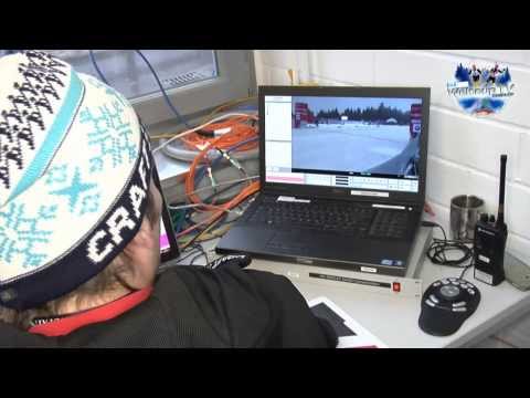 Im Swiss Timing Büro (FIS Tour de Ski 2013)