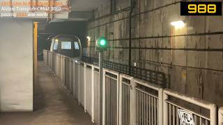 ⁴ᴷ [C851E Mainline Testing] SMRT Trains, CCL Test Train passing one-north - Alstom C851E 8069
