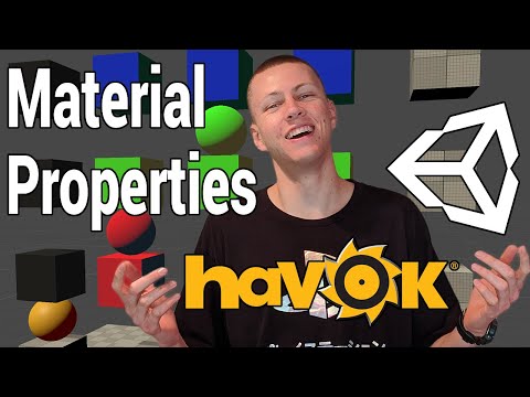Unity DOTS Physics Material Properties - Havok and New Unity Physics [Old Version of ECS]