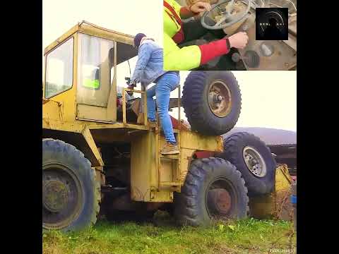 Abandoned Heavy Loader Engine Start