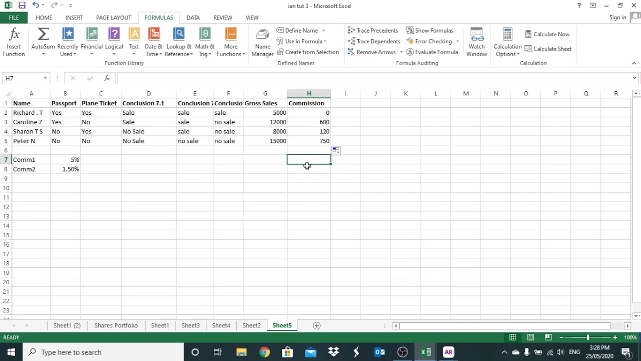 MS Excel - Exercise 8