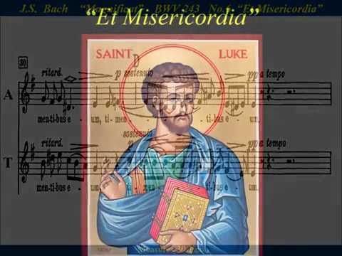 6 - JS Bach Magnificat - Et Misericordia - Score