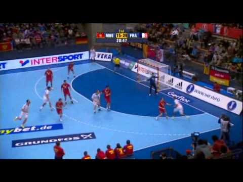 handball 2013  Game2 Montenegro v France (Preliminary Rd)