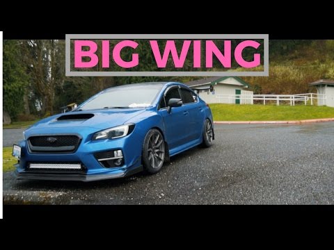 APR GTC-300 WING BACK! | Big Wing 2015-2018 Subaru WRX | Goodbye STI Wing