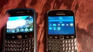 Blackberry Bold 9000 and 9900 Comparison