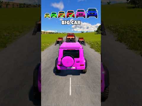Can Tiny to GIANT Cars Climb onto 3 4x4 Truck Trailers?