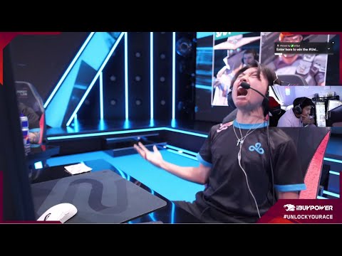 sOm's Reaction to c9 Oxy Goes Super Saiyan Mode for Sheriff ACE vs FURIA!