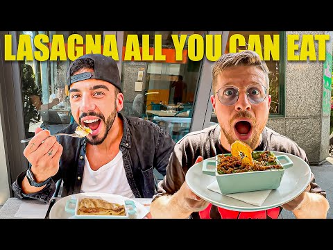 PROVIAMO L'UNICO ALL'YOU CAN EAT DI LASAGNE IN ITALIA! - CI RIEMPIAMO FINO A STARE VERAMENTE MALE!