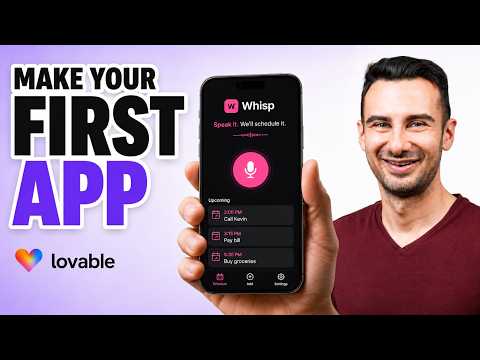 Lovable AI Tutorial for Beginners: Build Your First App