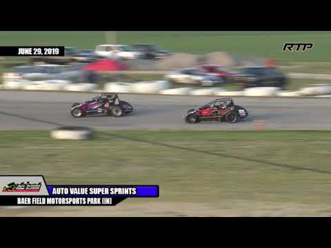 2019 Auto Value Super Sprints Non-Winged At Baer Field Motorsports Park - (HIGHLIGHTS)