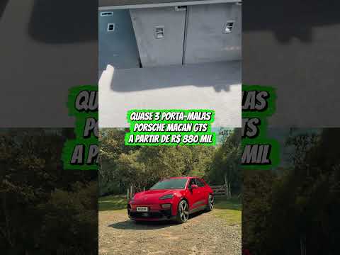 QUASE 3 PORTA-MALAS NO PORSCHE MACAN GTS