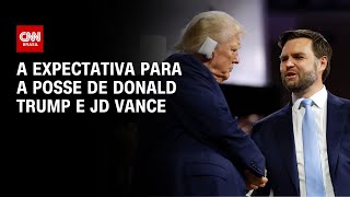 A expectativa para a posse de Donald Trump e JD Vance | CNN NA POSSE DE TRUMP