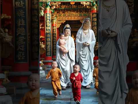 Guanyin Bodhisattva: Savior of Suffering and Disasters #QuanYin #GuanyinBodhisattva #baby # #quanyin