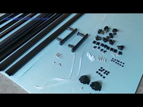 Sanch Bathroom/Shower Enclosures Accessories and Profiles Matt Black