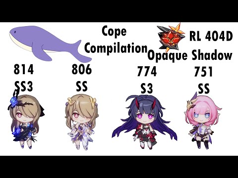 EX Abyss RL (404D) : Opaque Shadow Cope Compilation : Honkai Impact 3