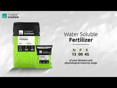 White Powder 13-00-45 NPK Water Soluble Fertilizer, 25 kg, Bag