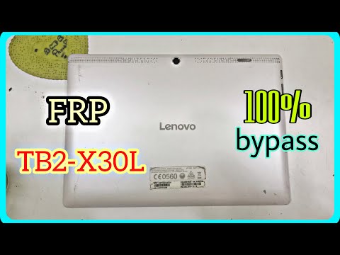 Remove FRP Lenovo Tablet TB2-X30L || bypass Lenovo Tablet