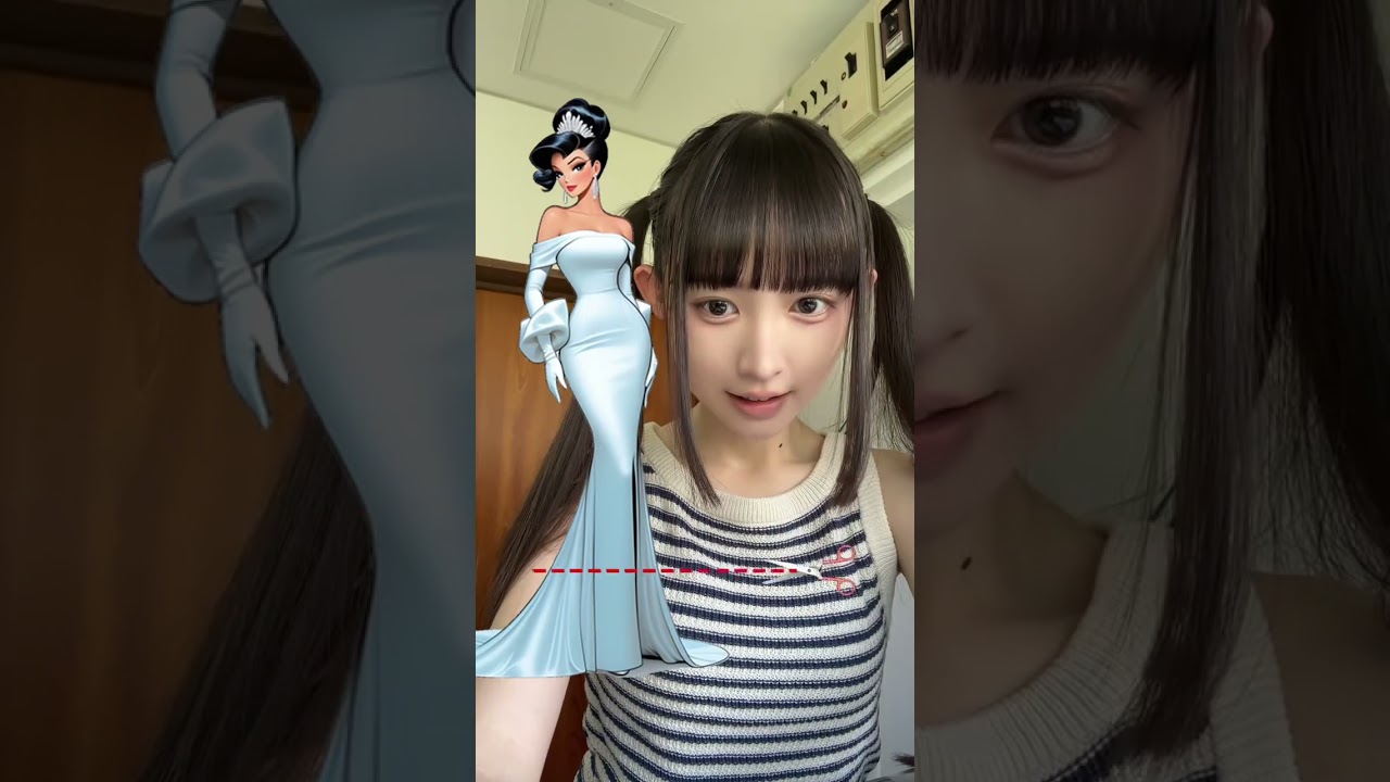 TikTokでバズったドレスカットゲーム　#shorts #tiktok
