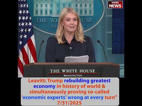 Leavitt: Trump ended conflicts between Thailand & Cambodia well past time awarded Nobel Peace Prize