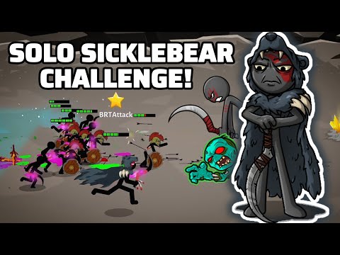 Only Using General Sicklebear In 2v2! Stick War: Saga Epic Challenge!