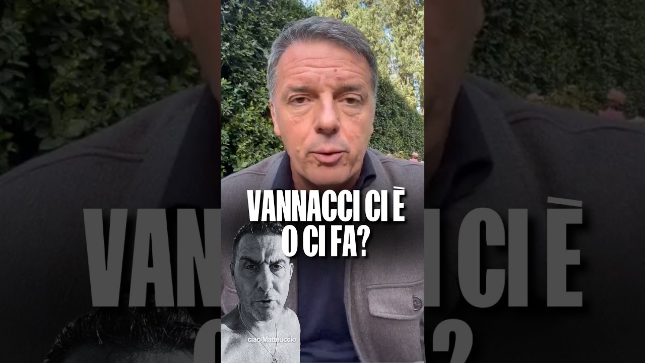 RENZI CONTRO VANNACCI: «CI È O CI FA? INCAPACE DI COM PRENDERE, TRA NOI C'È UN MONDO DI DIFFERENZA»