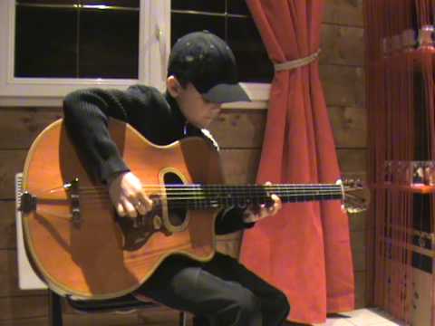 swan berger à 11 ans guitar jazz manouche