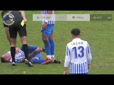 rezumat Corvinul Hunedoara - ACS Sticla Arieșul Turda 3 - 2 (2 - 1)
