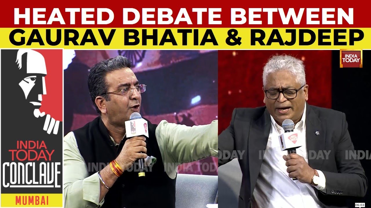 Fiery Faceoff Between Gaurav Bhatia & Rajdeep Sardesai On One Nation One Election | India Today News