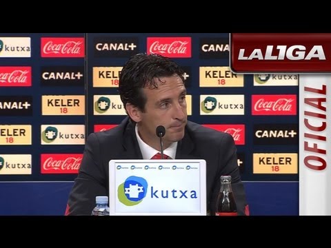 Rueda de Prensa de Emery tras el Real Sociedad (1-1) Sevilla FC - HD