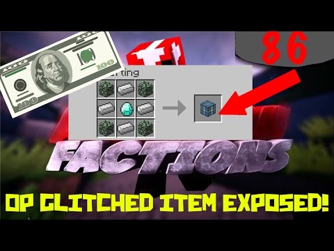 Insane Glitched Item Worth MILLIONS🤑 - Minecraft FACTIONS Let's Play #86