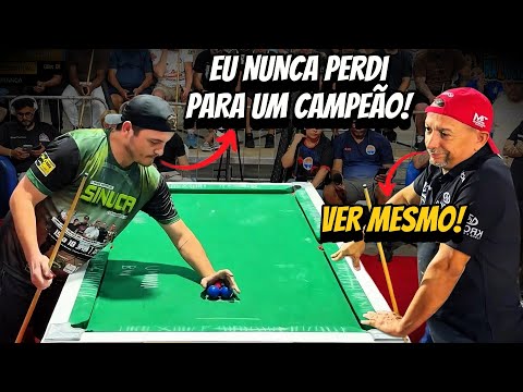 ELE PROVOCOU O BAIANINHO DE MAUÁ  "NUNCA PERDEU PARA UM CAMPEÃO"🔥😱 #sinuca