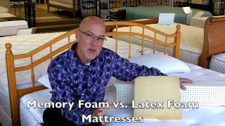 preview picture of video 'Latex vs Memory Foam Mattresses at Best Mattress Columbia, SC'