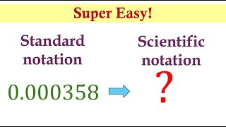 How to Convert Standard Number to Scientific Notation and Vice Versa